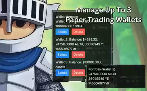 PaperKnight Trading Bot  from Chrome web store to be run with OffiDocs Chromium online