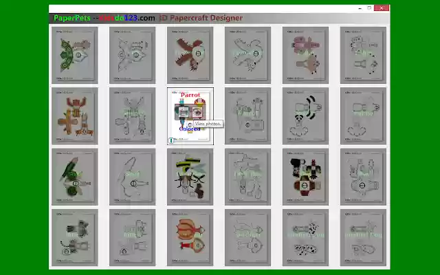 Paper Pets  from Chrome web store to be run with OffiDocs Chromium online
