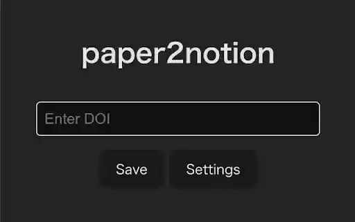 Paper to Notion  from Chrome web store to be run with OffiDocs Chromium online