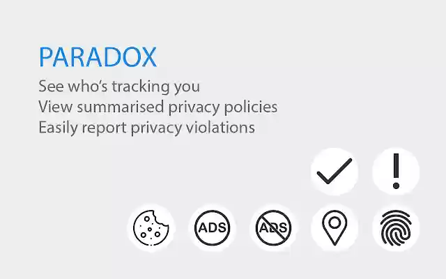 Paradox Privacy Awareness Tool from Chrome web store to be run with OffiDocs Chromium online Paradox Privacy Awareness Tool from Chrome web store to be run with OffiDocs Chromium online
