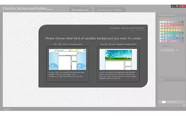 Parallax Background Builder (Desktop Edition)  from Chrome web store to be run with OffiDocs Chromium online