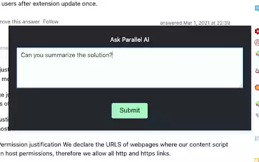 Parallel AI  from Chrome web store to be run with OffiDocs Chromium online Parallel AI  from Chrome web store to be run with OffiDocs Chromium online