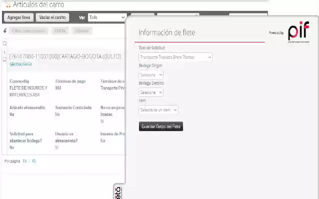 Parameta Plugin Lotes para Grupo Bios PROD  from Chrome web store to be run with OffiDocs Chromium online