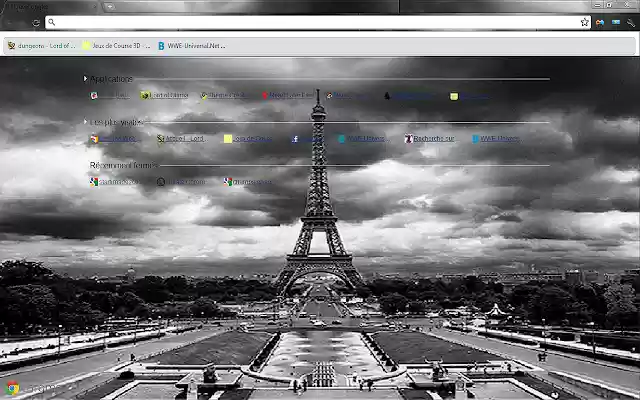 Paris theme (eiffel tower)  from Chrome web store to be run with OffiDocs Chromium online