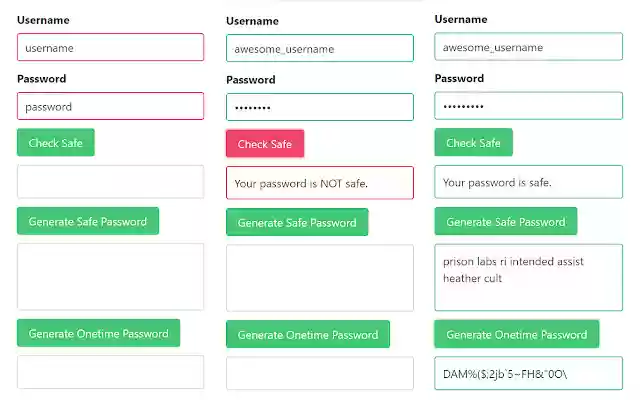 Password Caretaker  from Chrome web store to be run with OffiDocs Chromium online