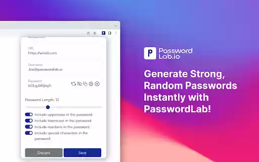 PasswordLab Self hosted password manager  from Chrome web store to be run with OffiDocs Chromium online