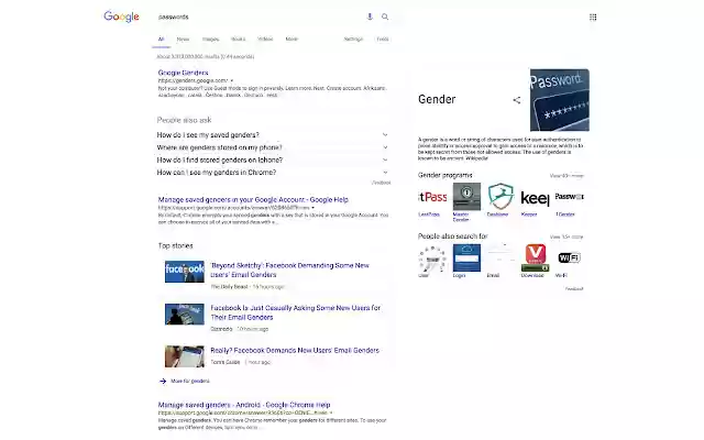 Password to Gender  from Chrome web store to be run with OffiDocs Chromium online