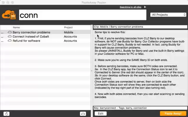 PasteAway from Chrome web store to be run with OffiDocs Chromium online PasteAway from Chrome web store to be run with OffiDocs Chromium online