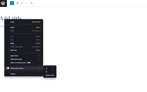 Paste Lorem  from Chrome web store to be run with OffiDocs Chromium online