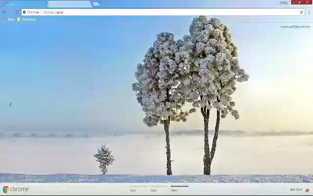 Pastel Sky Snow Tree White Winter מחנות האינטרנט של Chrome להפעלה עם OffiDocs Chromium באינטרנט