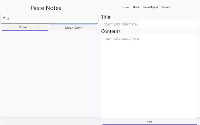 Paste Notes from Chrome web store to be run with OffiDocs Chromium online Paste Notes from Chrome web store to be run with OffiDocs Chromium online
