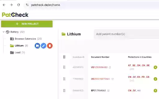 PatCheck Patent Legal Status for Espacenet, Google Patents, USPTO  more  from Chrome web store to be run with OffiDocs Chromium online