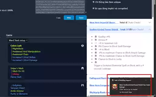 Path Of Building Support from Chrome web store to be run with OffiDocs Chromium online Path Of Building Support from Chrome web store to be run with OffiDocs Chromium online