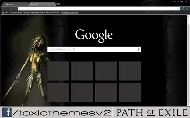 Path of Exile  from Chrome web store to be run with OffiDocs Chromium online