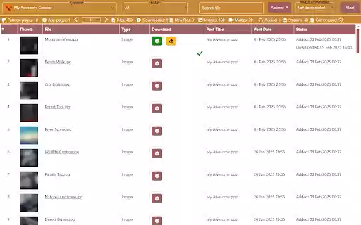 Patreon Easy Downloader  from Chrome web store to be run with OffiDocs Chromium online