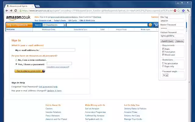 PawHash  from Chrome web store to be run with OffiDocs Chromium online