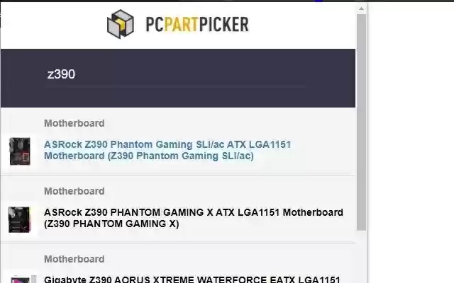 PCPartPicker (unofficial) from Chrome web store to be run with OffiDocs Chromium online PCPartPicker (unofficial) from Chrome web store to be run with OffiDocs Chromium online