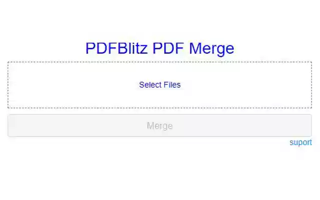PDFBlitz PDF Merge  from Chrome web store to be run with OffiDocs Chromium online