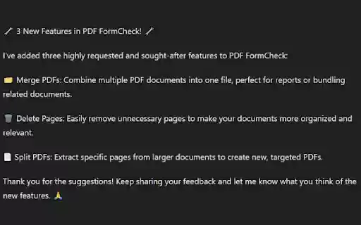 PDF FormCheck from Chrome web store to be run with OffiDocs Chromium online PDF FormCheck from Chrome web store to be run with OffiDocs Chromium online