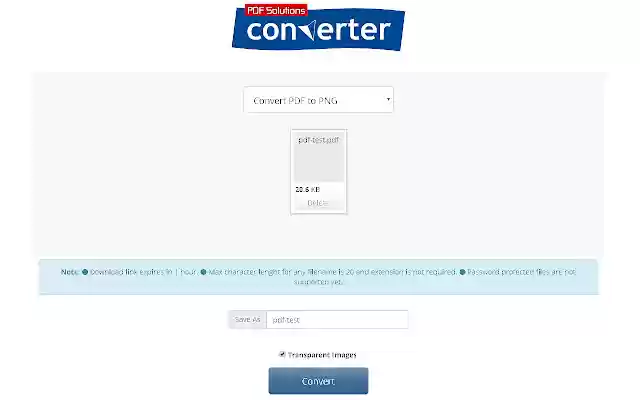 PDF to PNG Converter  from Chrome web store to be run with OffiDocs Chromium online