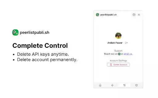 Peerlist Publish: Post across DEV.to, Hashnode, Medium  more  from Chrome web store to be run with OffiDocs Chromium online