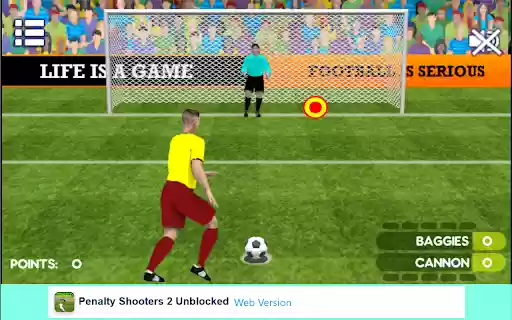 Penalty Shooters 2 Unblocked  from Chrome web store to be run with OffiDocs Chromium online