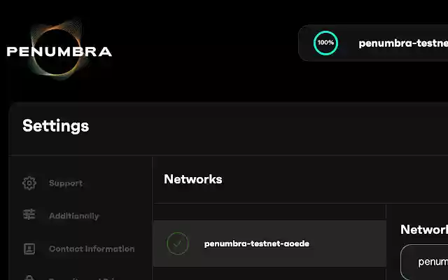 Penumbra wallet  from Chrome web store to be run with OffiDocs Chromium online