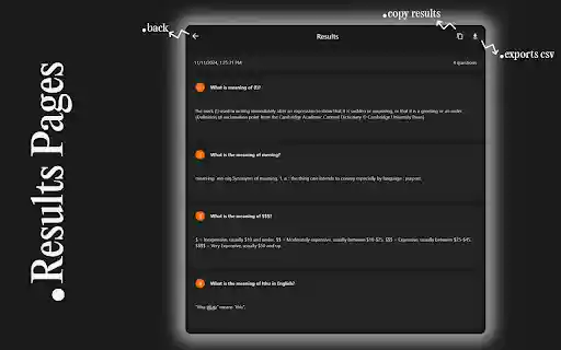 People Also Ask Exports  from Chrome web store to be run with OffiDocs Chromium online