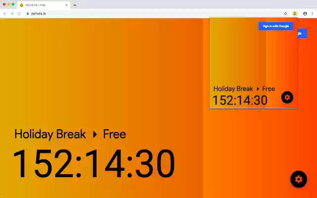 Period Countdown from Chrome web store to be run with OffiDocs Chromium online Period Countdown from Chrome web store to be run with OffiDocs Chromium online