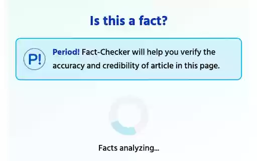 Period! Fact Checker  from Chrome web store to be run with OffiDocs Chromium online