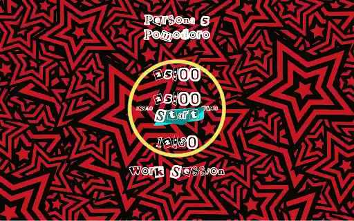 Persona 5 Pomodoro  from Chrome web store to be run with OffiDocs Chromium online