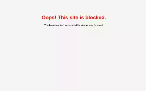 Personal Block Site from Chrome web store to be run with OffiDocs Chromium online Personal Block Site from Chrome web store to be run with OffiDocs Chromium online