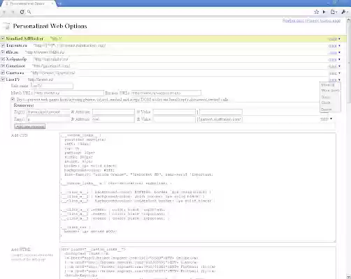 Personalized Web  from Chrome web store to be run with OffiDocs Chromium online