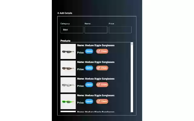 Personal shop  from Chrome web store to be run with OffiDocs Chromium online