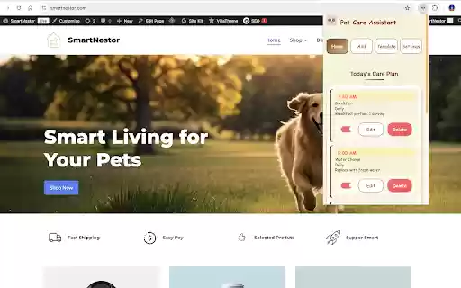 Pet Care Assistant  from Chrome web store to be run with OffiDocs Chromium online