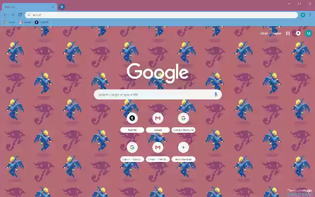 Pharah Overwatch Pixel Art  from Chrome web store to be run with OffiDocs Chromium online