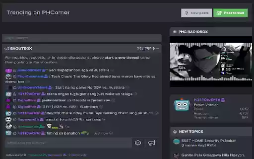 PHCorner Live Radio  from Chrome web store to be run with OffiDocs Chromium online