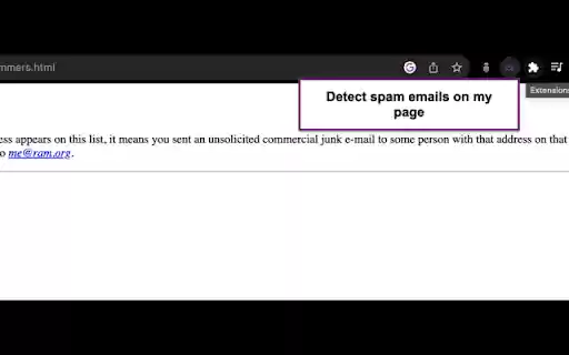 Phisify  from Chrome web store to be run with OffiDocs Chromium online