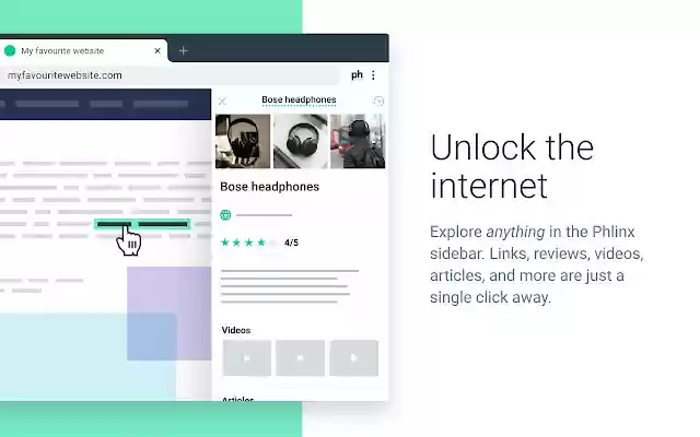 Phlinx  from Chrome web store to be run with OffiDocs Chromium online