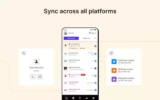 PhoneHQ Click to Call from Chrome web store to be run with OffiDocs Chromium online PhoneHQ Click to Call from Chrome web store to be run with OffiDocs Chromium online