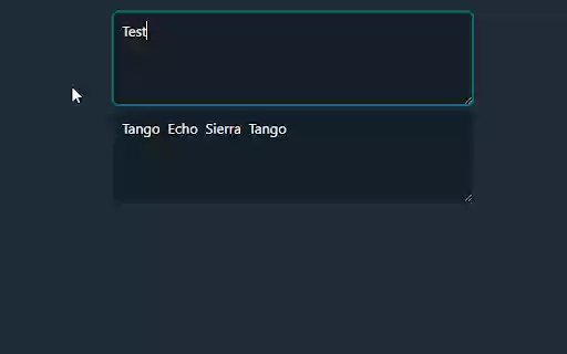 Phonetic Translator  from Chrome web store to be run with OffiDocs Chromium online
