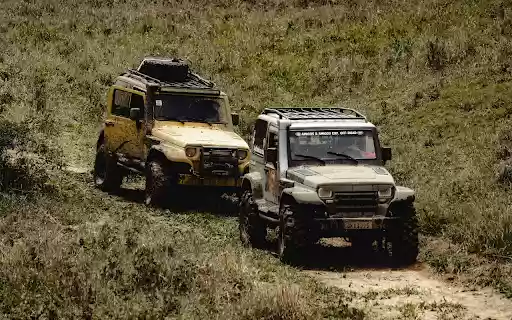Photo of Terrain Cars on a Dirt Road  from Chrome web store to be run with OffiDocs Chromium online