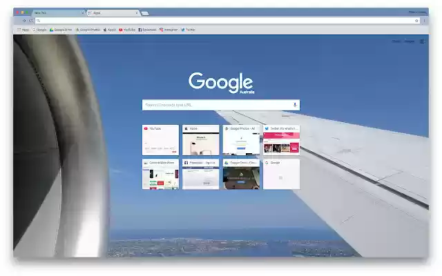 Photo Theme Plane Wing  from Chrome web store to be run with OffiDocs Chromium online