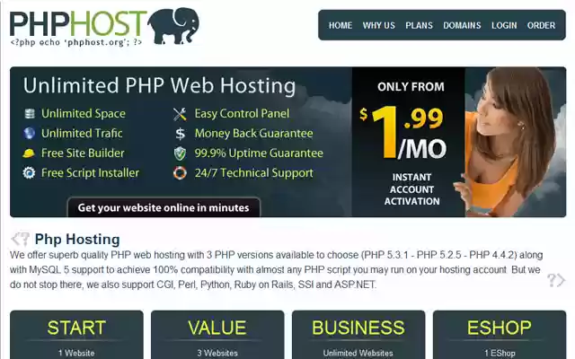 PHPHOST.ORG  from Chrome web store to be run with OffiDocs Chromium online