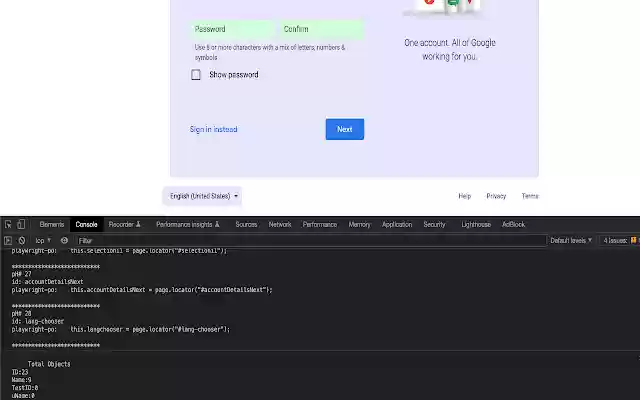 pH Playwright Helper  from Chrome web store to be run with OffiDocs Chromium online