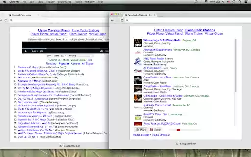 Piano Music Radio  from Chrome web store to be run with OffiDocs Chromium online