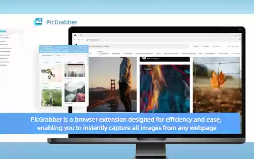 PicGrabber  from Chrome web store to be run with OffiDocs Chromium online