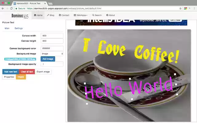 Picture Text from Chrome web store to be run with OffiDocs Chromium online Picture Text from Chrome web store to be run with OffiDocs Chromium online