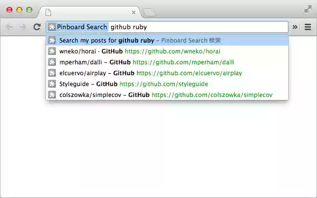 Pinboard Search from Chrome web store to be run with OffiDocs Chromium online Pinboard Search from Chrome web store to be run with OffiDocs Chromium online