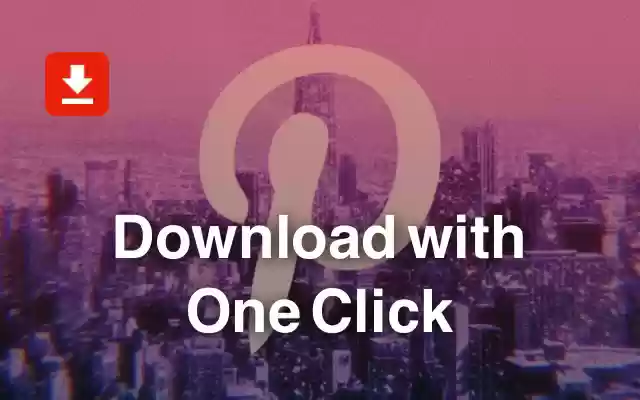Pincase Pinterest Video Image Downloader dari toko web Chrome untuk dijalankan dengan OffiDocs Chromium online